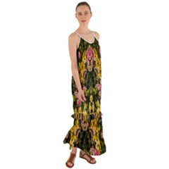 Springflowers Cami Maxi Ruffle Chiffon Dress by LW323