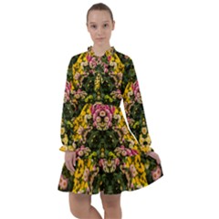 Springflowers All Frills Chiffon Dress by LW323