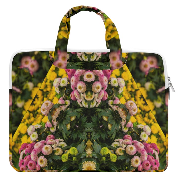 Springflowers MacBook Pro Double Pocket Laptop Bag