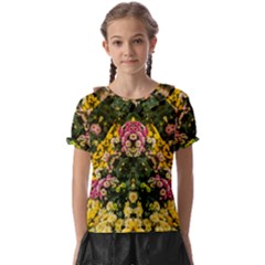 Springflowers Kids  Frill Chiffon Blouse by LW323