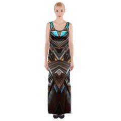 Holy1 Thigh Split Maxi Dress by LW323