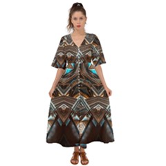 Holy1 Kimono Sleeve Boho Dress by LW323