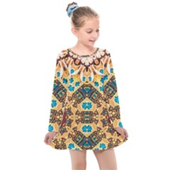 Worthyisthelamb Kids  Long Sleeve Dress by LW323