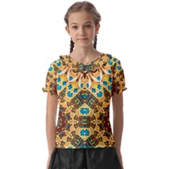 Worthyisthelamb Kids  Frill Chiffon Blouse by LW323