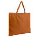 Alloy Orange Zipper Large Tote Bag View2