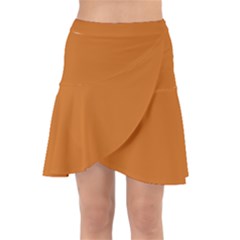 Alloy Orange Wrap Front Skirt by FabChoice