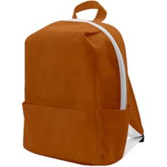 Alloy Orange Zip Up Backpack by FabChoice