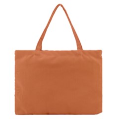 Amber Glow Zipper Medium Tote Bag by FabChoice