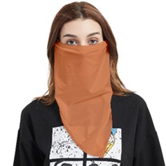 Amber Glow Face Covering Bandana (triangle) by FabChoice