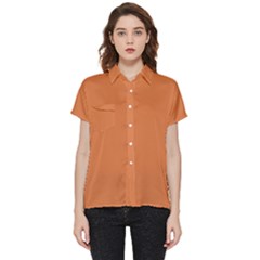 Amber Glow Short Sleeve Pocket Shirt by FabChoice