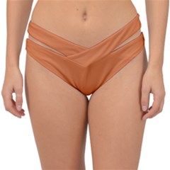 Amber Glow Double Strap Halter Bikini Bottom