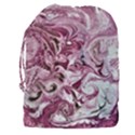 Dusty pink marbling Drawstring Pouch (3XL) View2