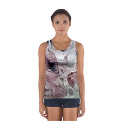 Pebbles Module  Sport Tank Top  by kaleidomarblingart