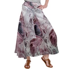 Pebbles Module  Satin Palazzo Pants by kaleidomarblingart