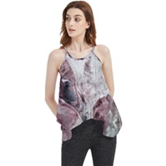 Pebbles Module  Flowy Camisole Tank Top by kaleidomarblingart