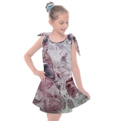 Pebbles Module  Kids  Tie Up Tunic Dress by kaleidomarblingart