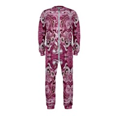 Pink Marbling Symmetry Onepiece Jumpsuit (kids)