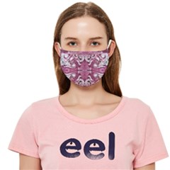 Pink Marbling Symmetry Cloth Face Mask (adult) by kaleidomarblingart