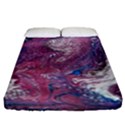 Violet feathers Fitted Sheet (California King Size) View1