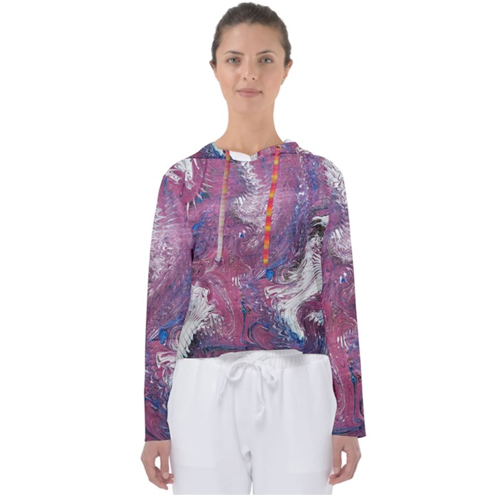 Violet feathers Women s Slouchy Sweat