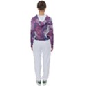 Violet feathers Women s Slouchy Sweat View2