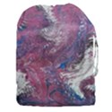 Violet feathers Drawstring Pouch (3XL) View1