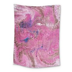 Pink Feathers Medium Tapestry