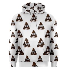 Happy Poo Pattern, Funny Emoji, Emoticon Theme, Vector Men s Core Hoodie by Casemiro