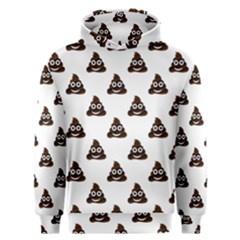 Happy Poo Pattern, Funny Emoji, Emoticon Theme, Vector Men s Overhead Hoodie by Casemiro