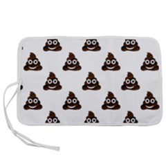 Happy Poo Pattern, Funny Emoji, Emoticon Theme, Vector Pen Storage Case (l) by Casemiro