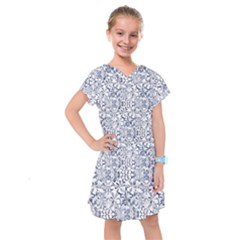 Pretty Porcelain Kids  Drop Waist Dress by MRNStudios