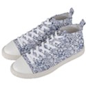 Pretty Porcelain Men s Mid-Top Canvas Sneakers View2