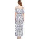 Pretty Porcelain Draped Sleeveless Chiffon Jumpsuit View2