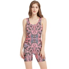 Pink Arabesque Iv Women s Wrestling Singlet