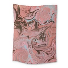 Pink swirls Medium Tapestry