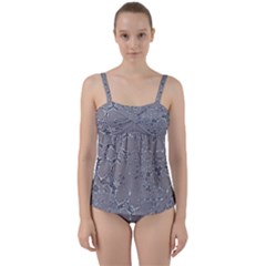 New Constellations Twist Front Tankini Set