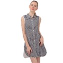 New Constellations Sleeveless Shirt Dress View1