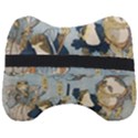 Famous heroes of the kabuki stage played by frogs  Head Support Cushion View2