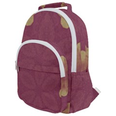 Misty Rose Rounded Multi Pocket Backpack by LW323