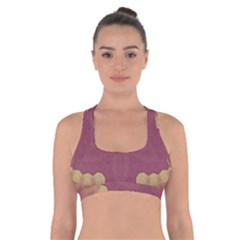 Misty Rose Cross Back Sports Bra by LW323