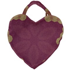 Misty Rose Giant Heart Shaped Tote by LW323