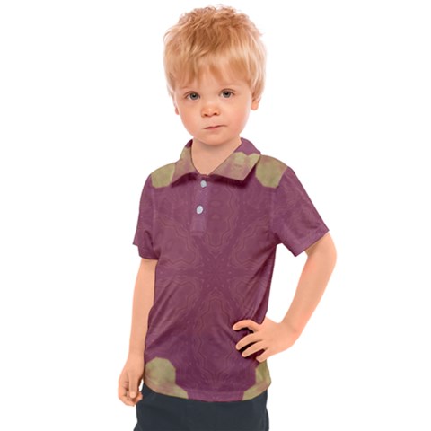 Misty Rose Kids  Polo Tee by LW323