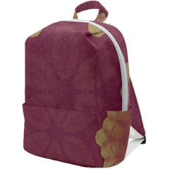 Misty Rose Zip Up Backpack by LW323