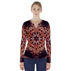 Majesty V-neck Long Sleeve Top by LW323