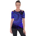 UV Mandala Shoulder Cut Out Short Sleeve Top View1