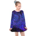 UV Mandala Kids  Long Sleeve Dress View1