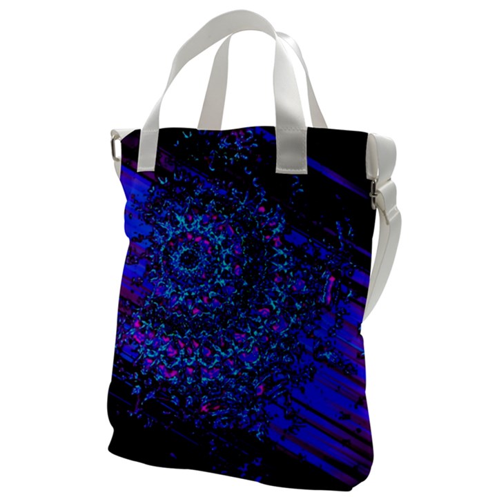 UV Mandala Canvas Messenger Bag