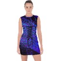 UV Mandala Lace Up Front Bodycon Dress View1