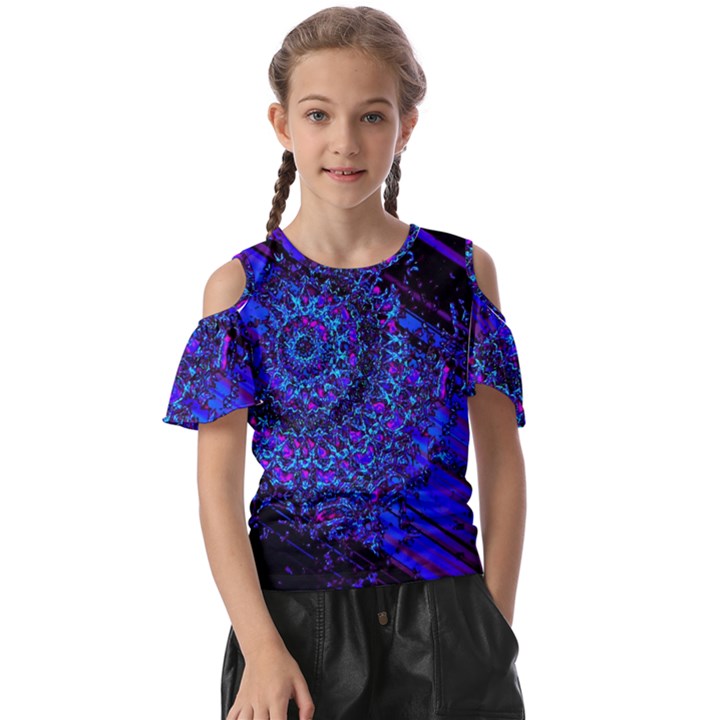 UV Mandala Kids  Butterfly Cutout Tee