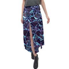 Tantha Velour Split Maxi Skirt by MRNStudios